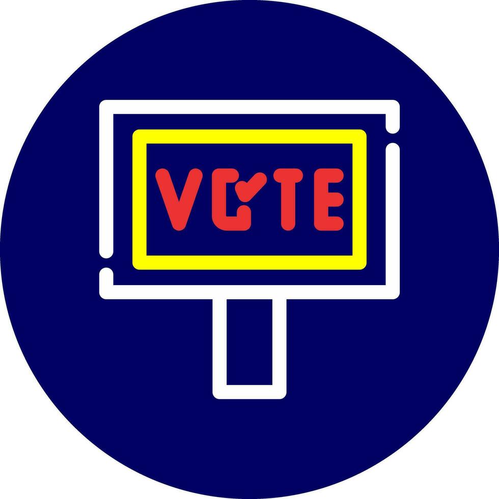 Vote Creative Icon Design vector