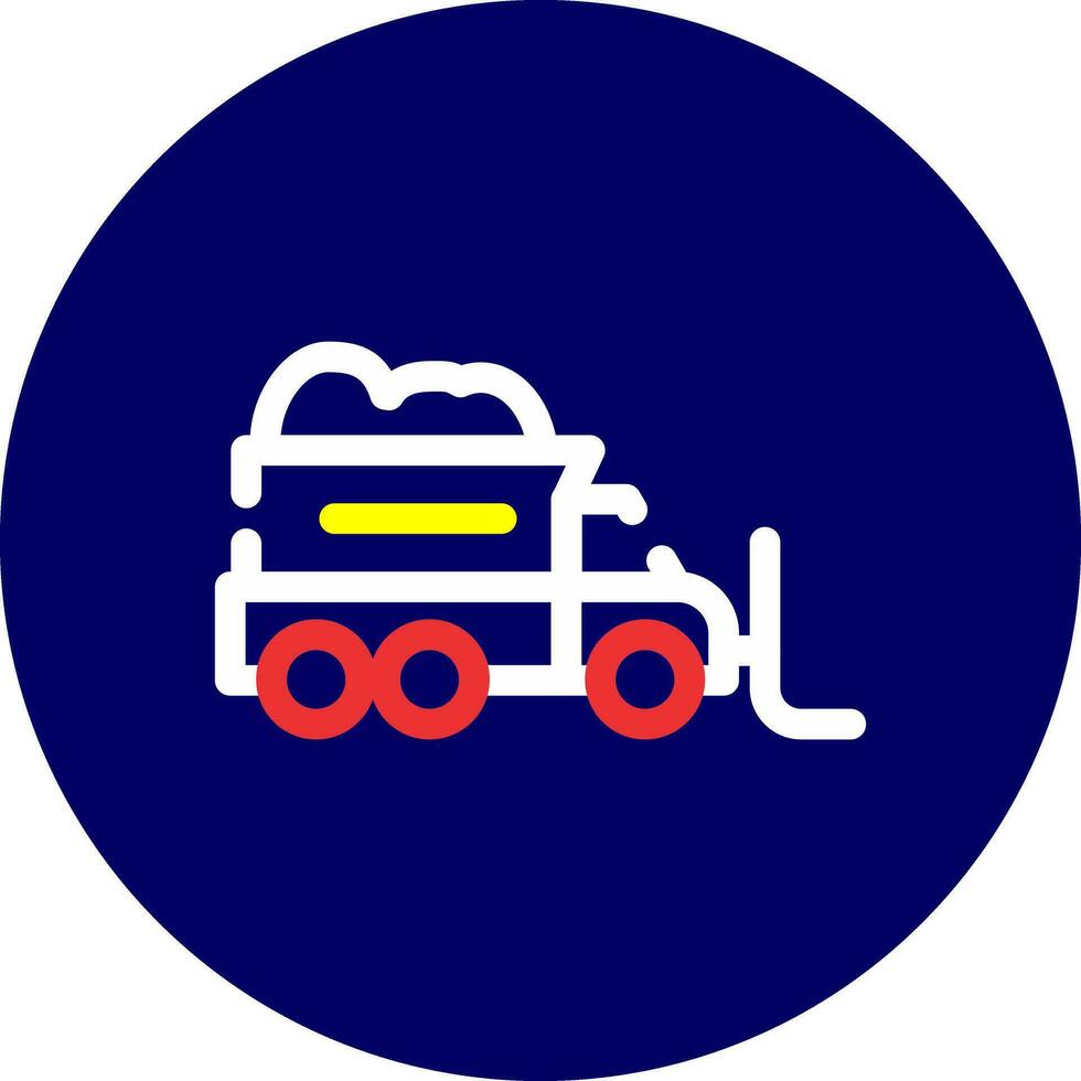 Snowplow Creative Icon Design vector