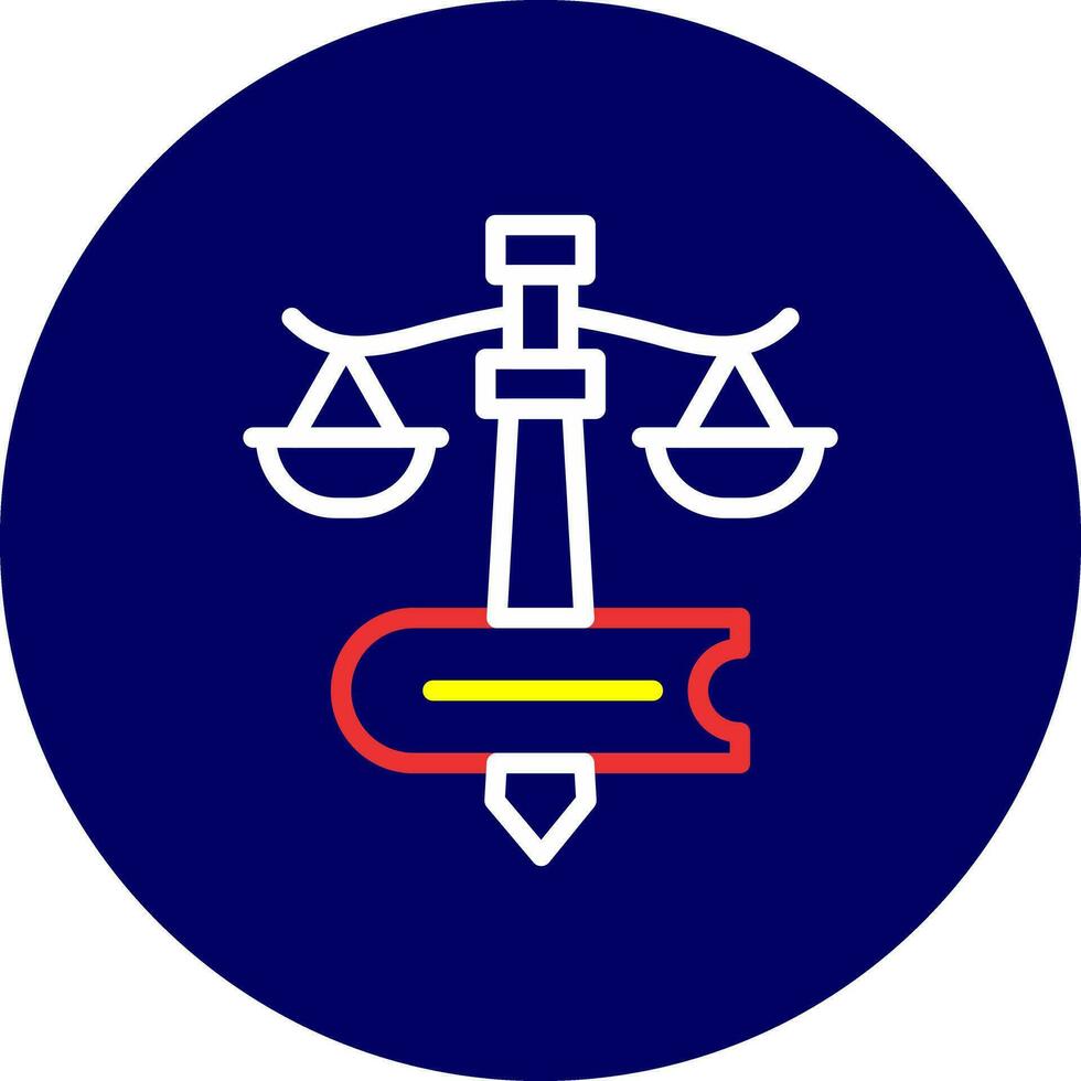 Law Creative Icon Design vector