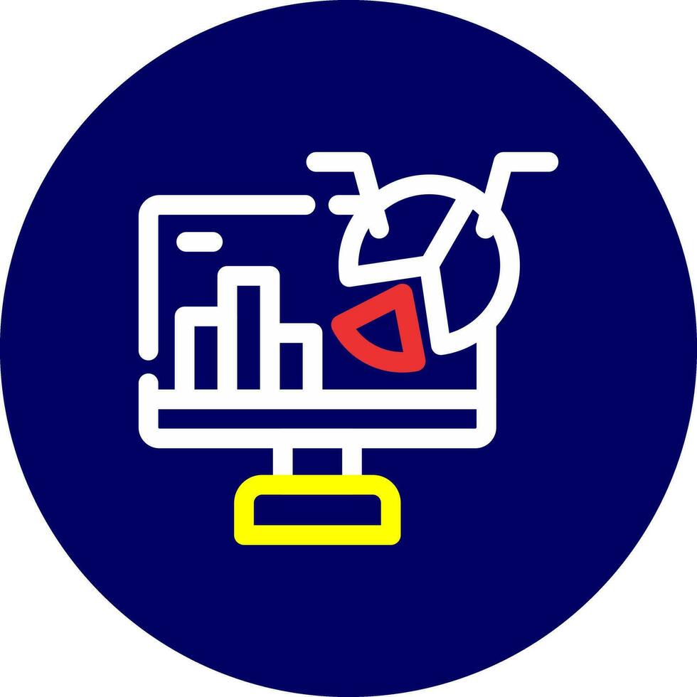 Data Analytics Creative Icon Design vector