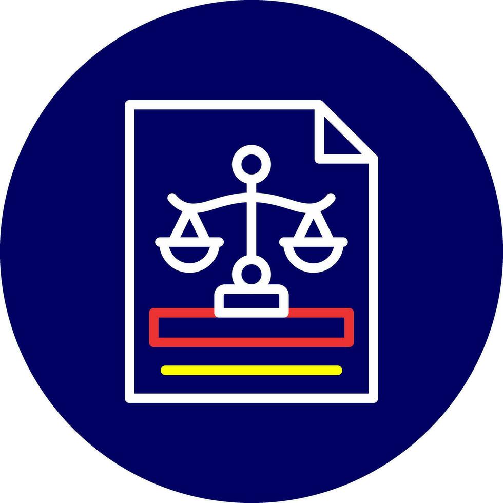 Justice Creative Icon Design vector
