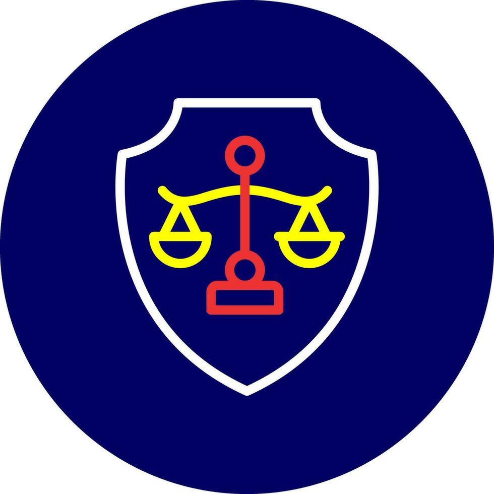 Justice Creative Icon Design vector