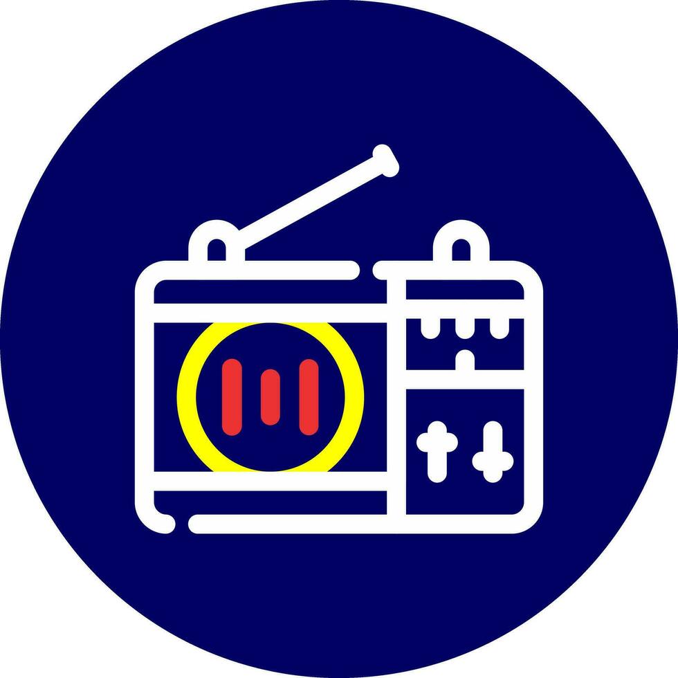 Radio Creative Icon Design vector