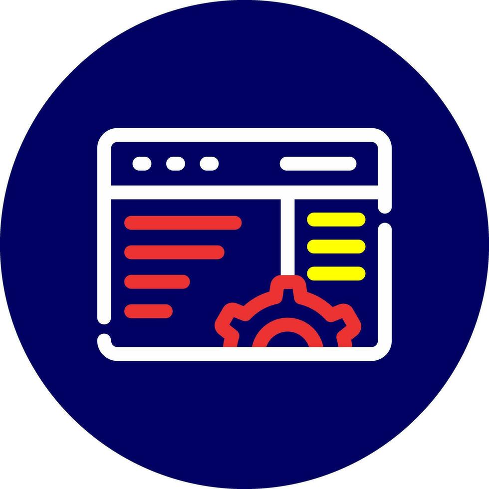 Browser Creative Icon Design vector