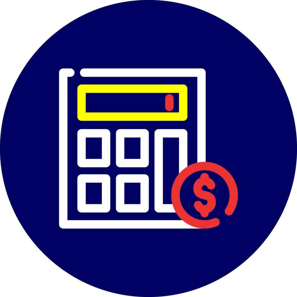 Accountant Creative Icon Design vector
