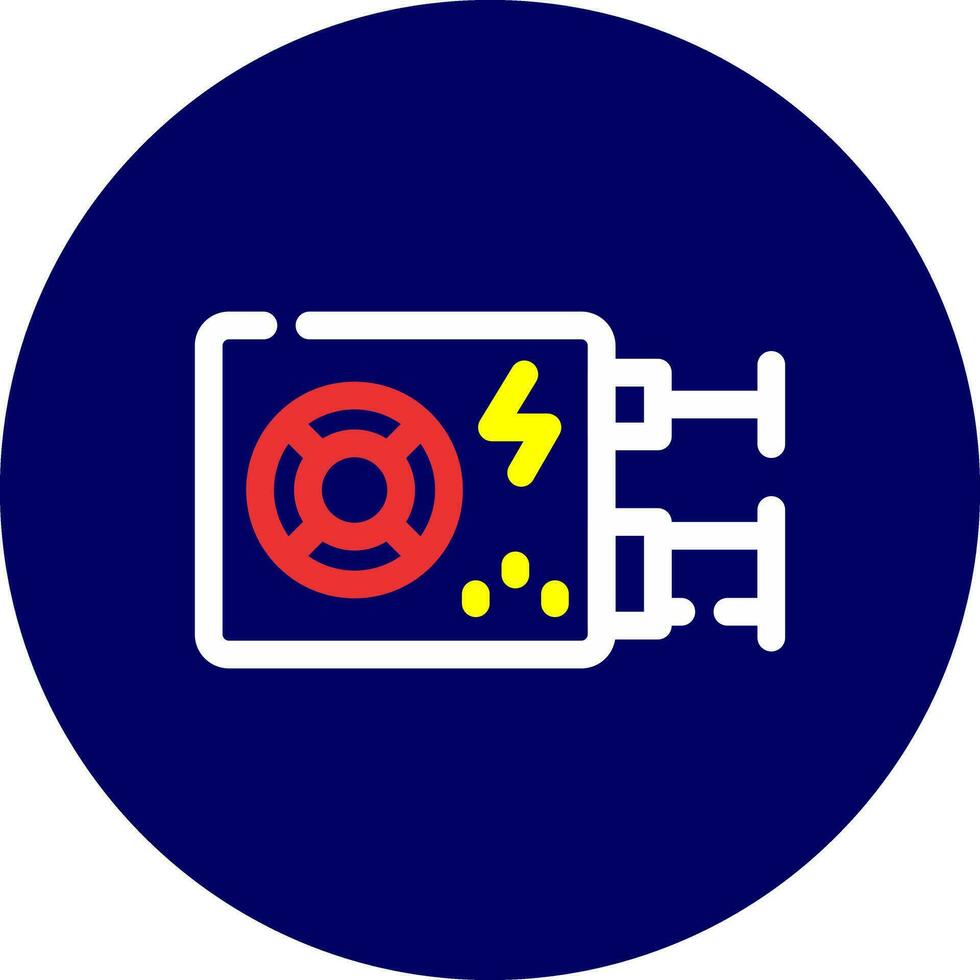 Power Supply Creative Icon Design vector