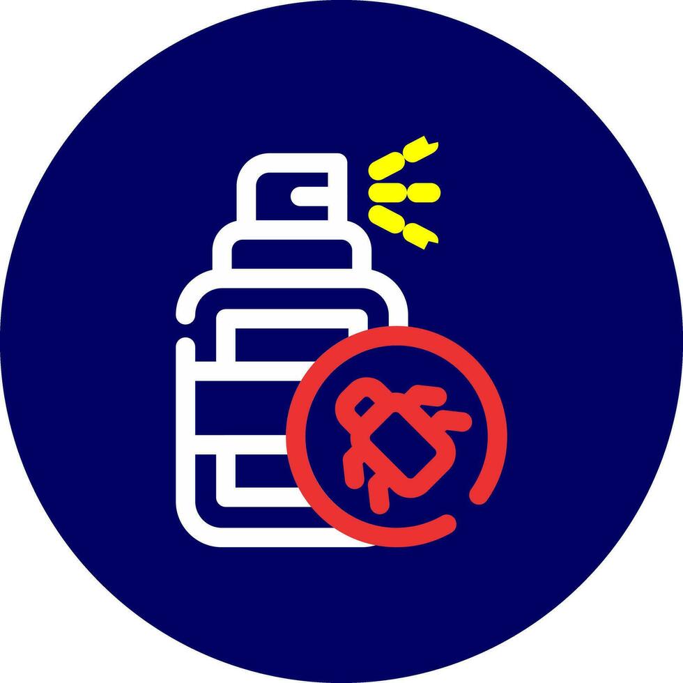 Spray Bottle Creative Icon Design vector