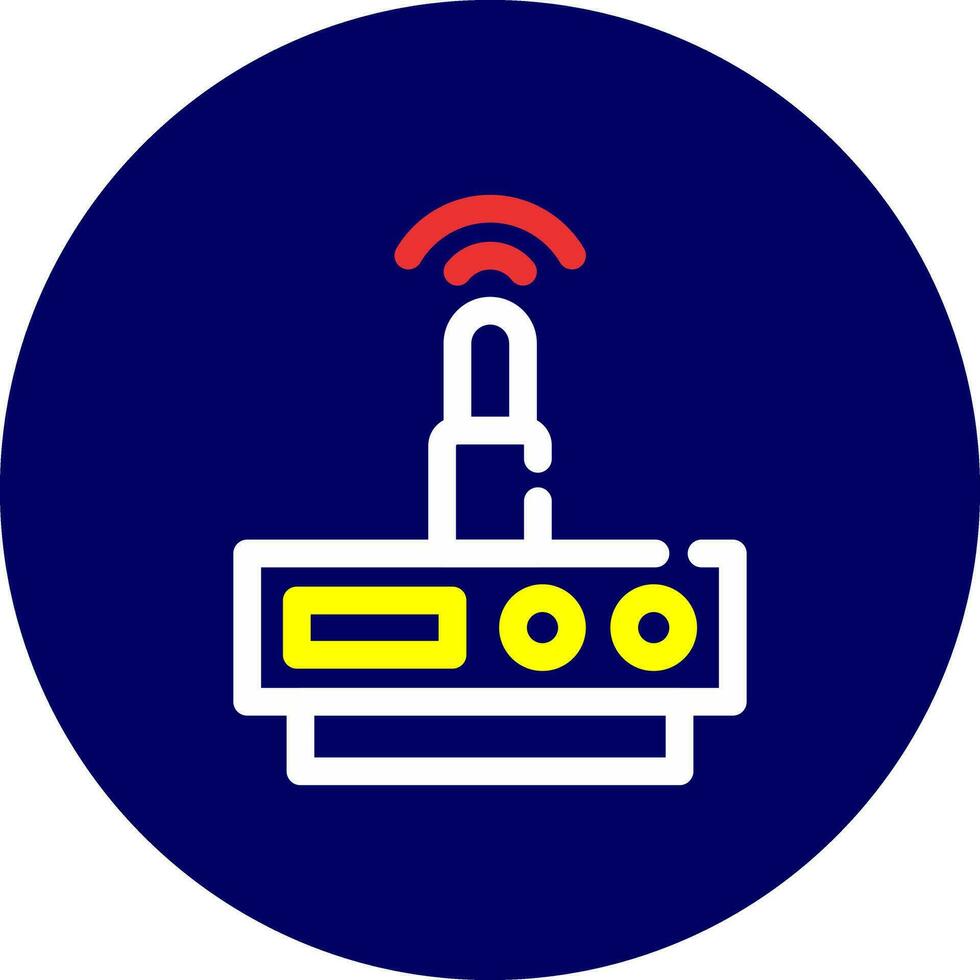 Wifi Router Creative Icon Design vector