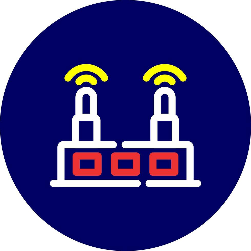 Wifi Router Creative Icon Design vector