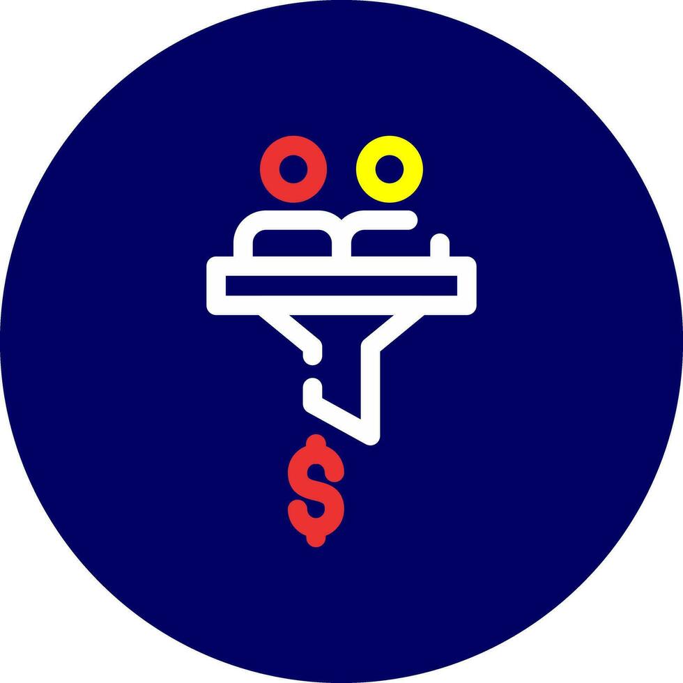 Conversion Rate Creative Icon Design vector