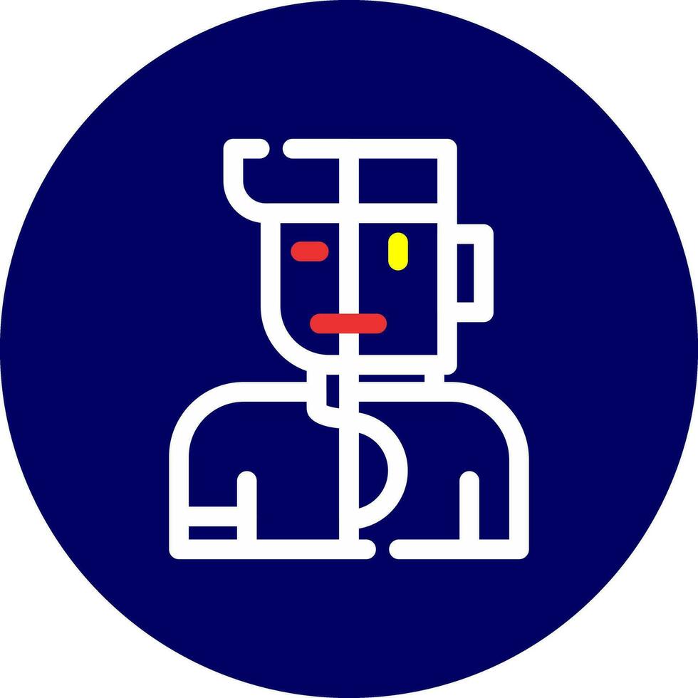 Humanoid Creative Icon Design vector