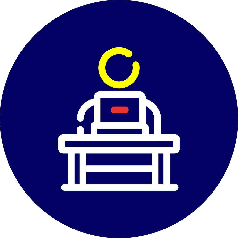 Work From Home Creative Icon Design vector