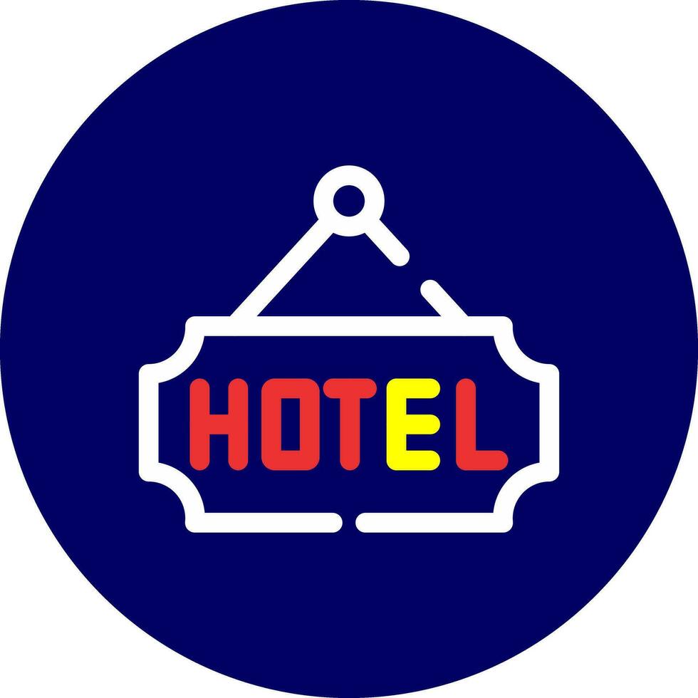 Hotel Creative Icon Design vector