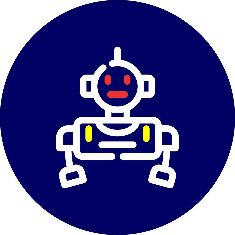 Robot Creative Icon Design vector