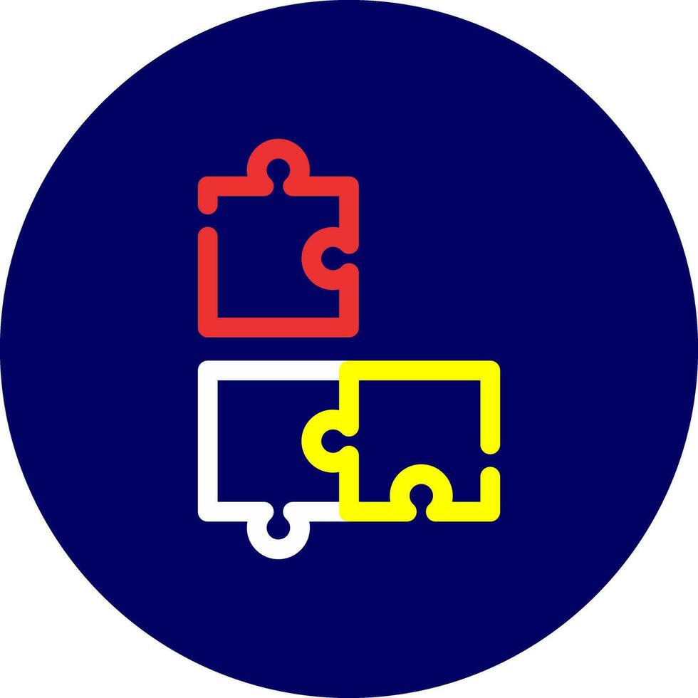 Puzzle Creative Icon Design vector