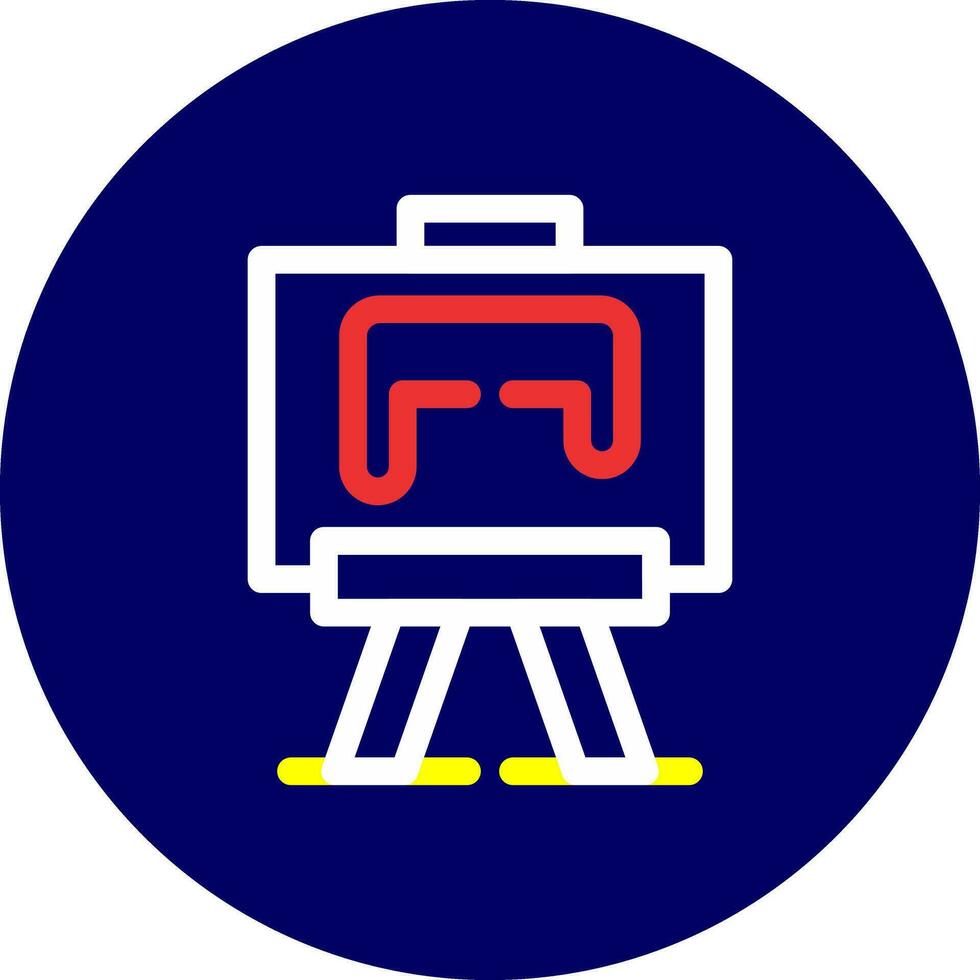 Paint Canvas Creative Icon Design vector