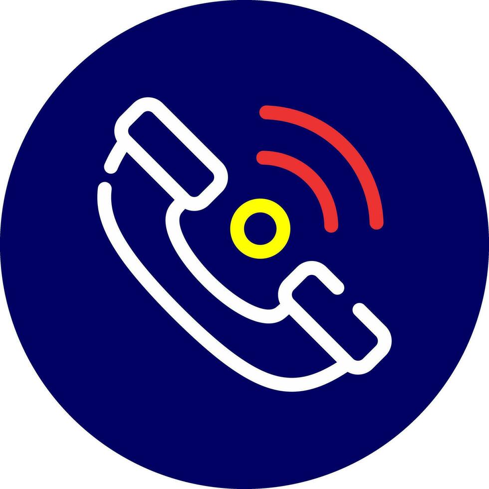 Phone Receiver Creative Icon Design vector