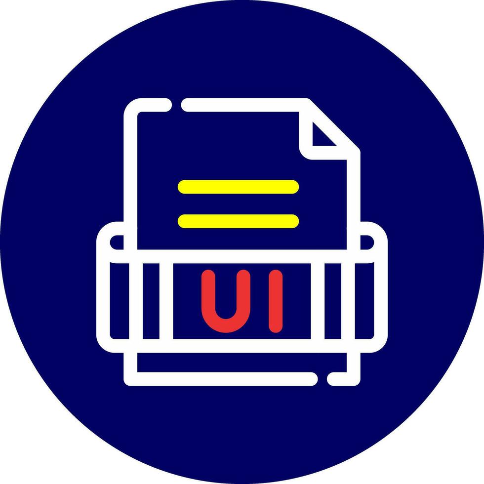 Ui Format Creative Icon Design vector