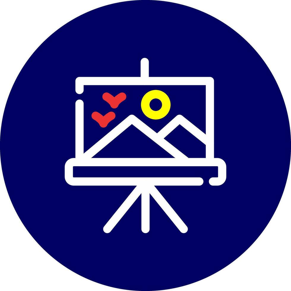 Canvas Creative Icon Design vector