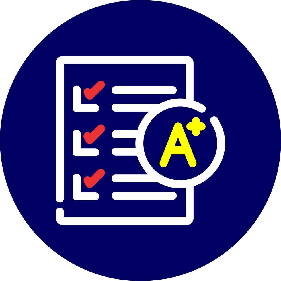 Grades Creative Icon Design vector