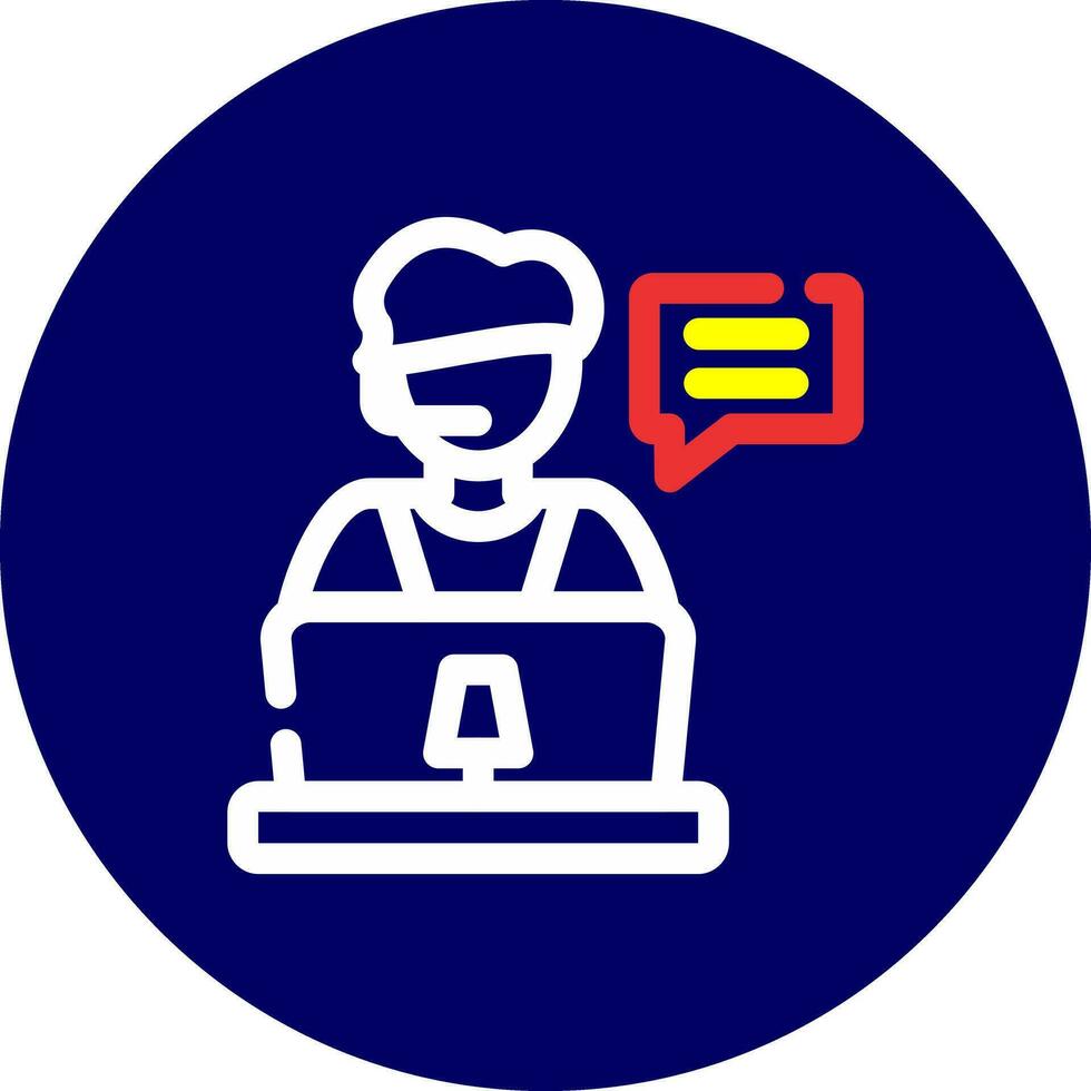 Technical Support Creative Icon Design vector