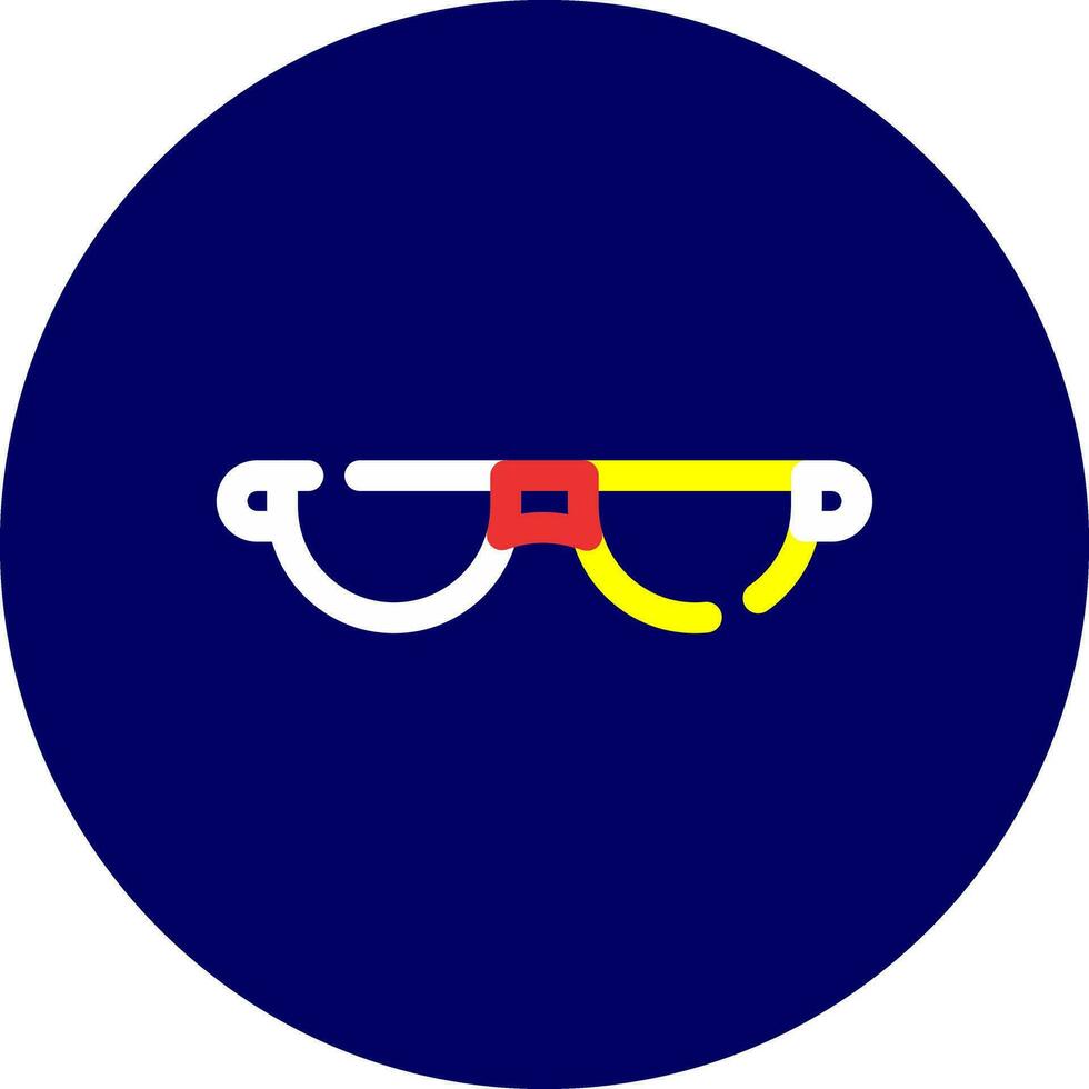 diseño de icono creativo de gafas vector