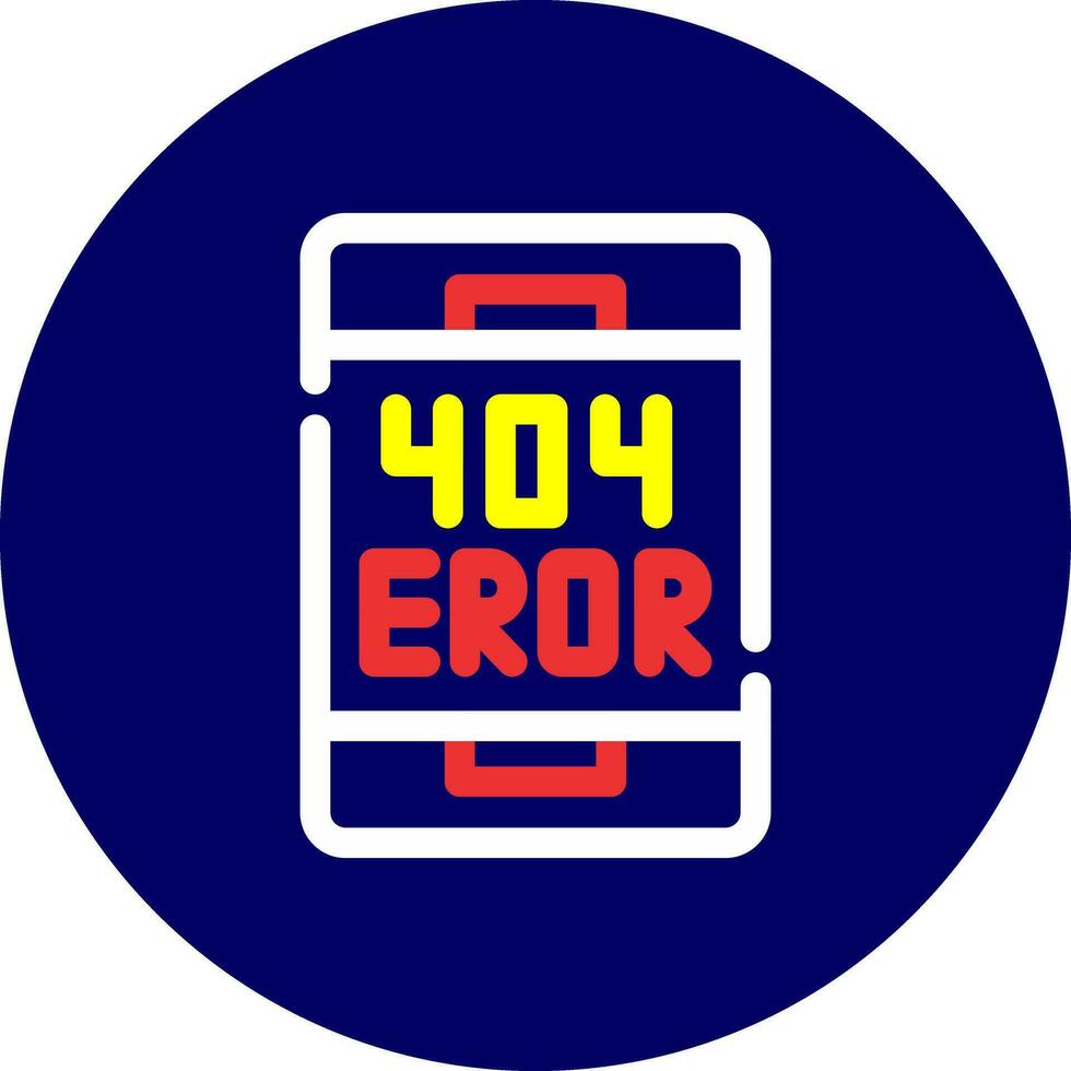 Error Creative Icon Design vector