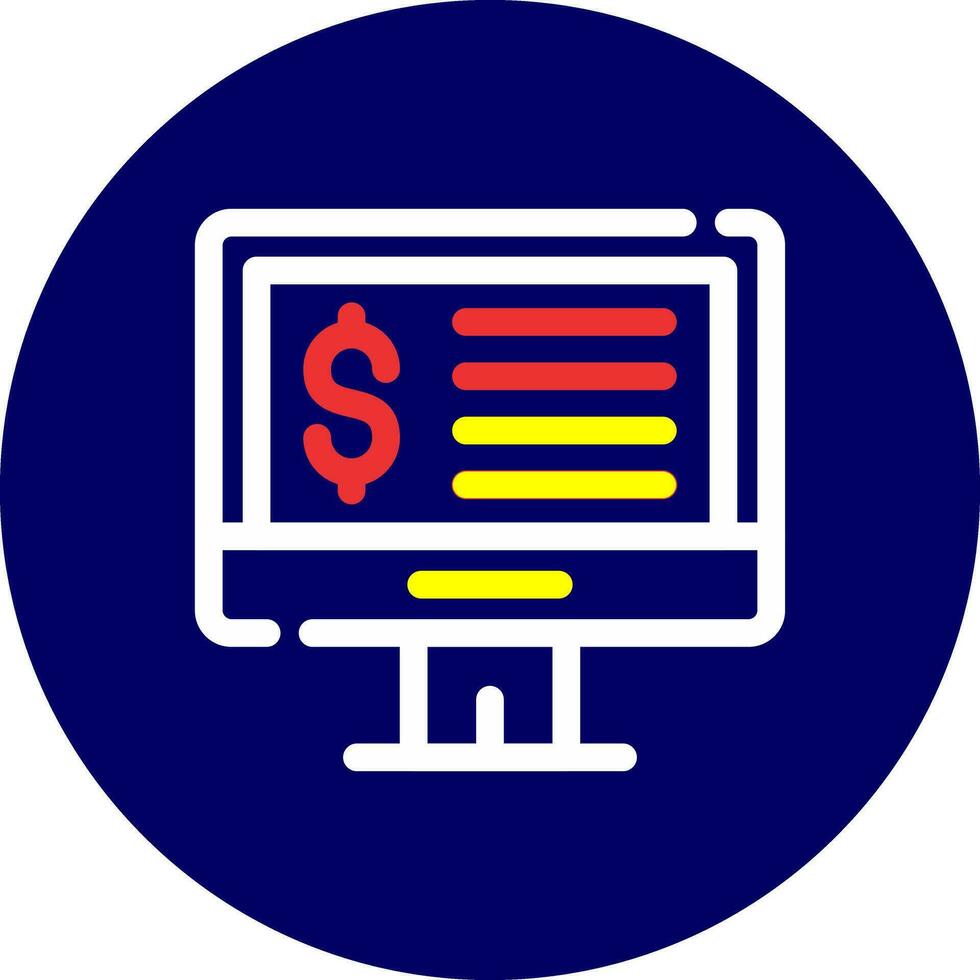 Online Donation Creative Icon Design vector