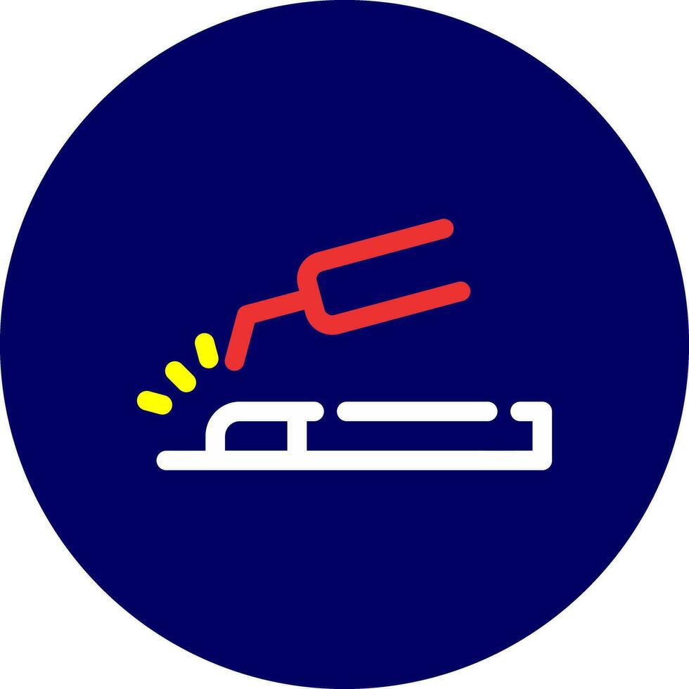 Welding Machine Creative Icon Design vector