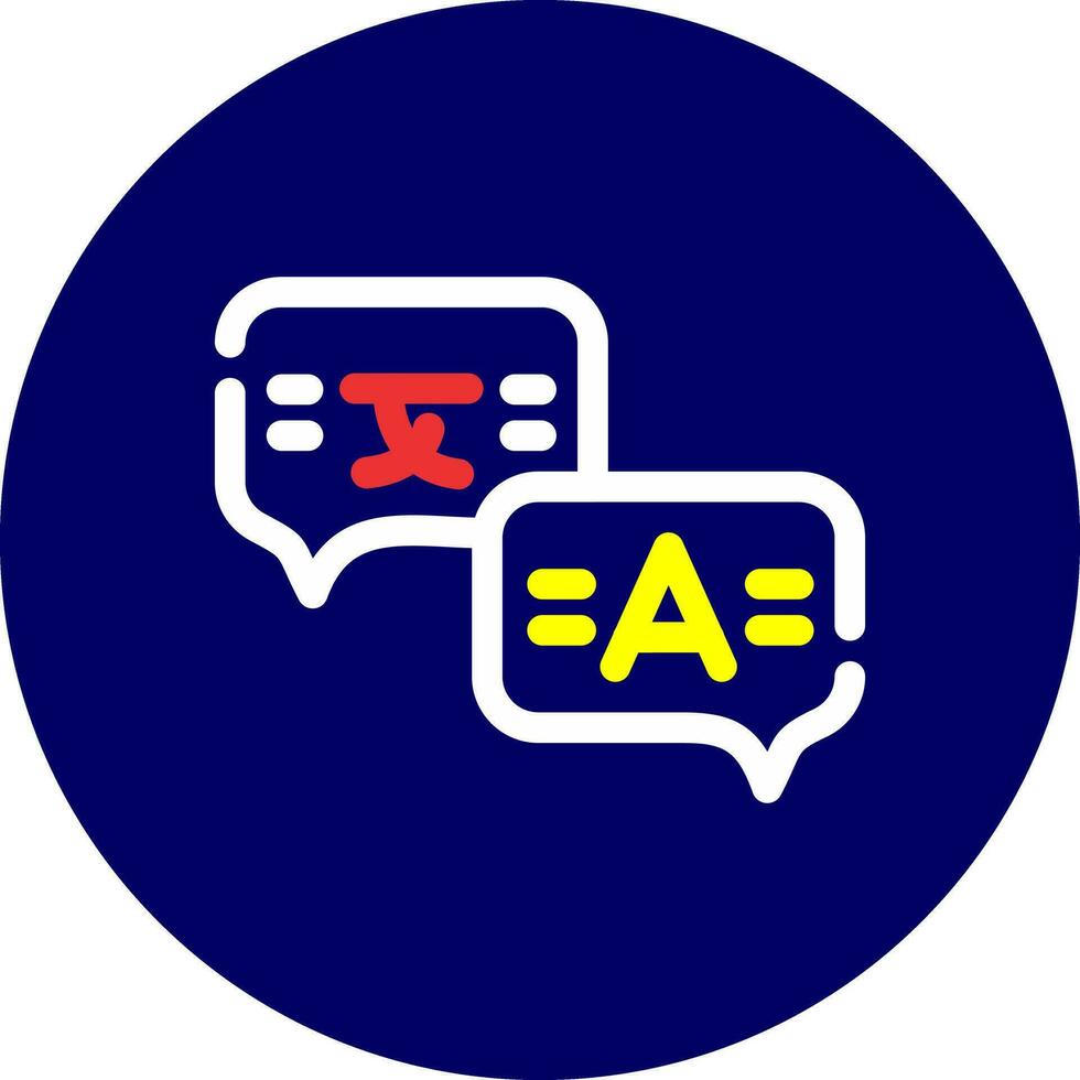 Language Creative Icon Design vector