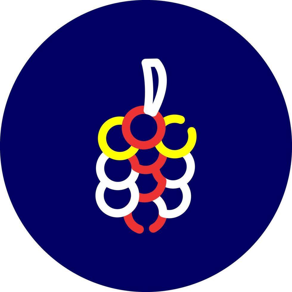 Grapes Creative Icon Design vector
