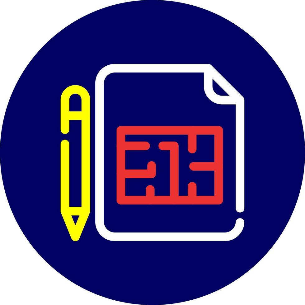Blueprint Creative Icon Design vector
