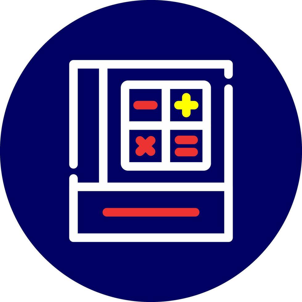 Mathematics Creative Icon Design vector