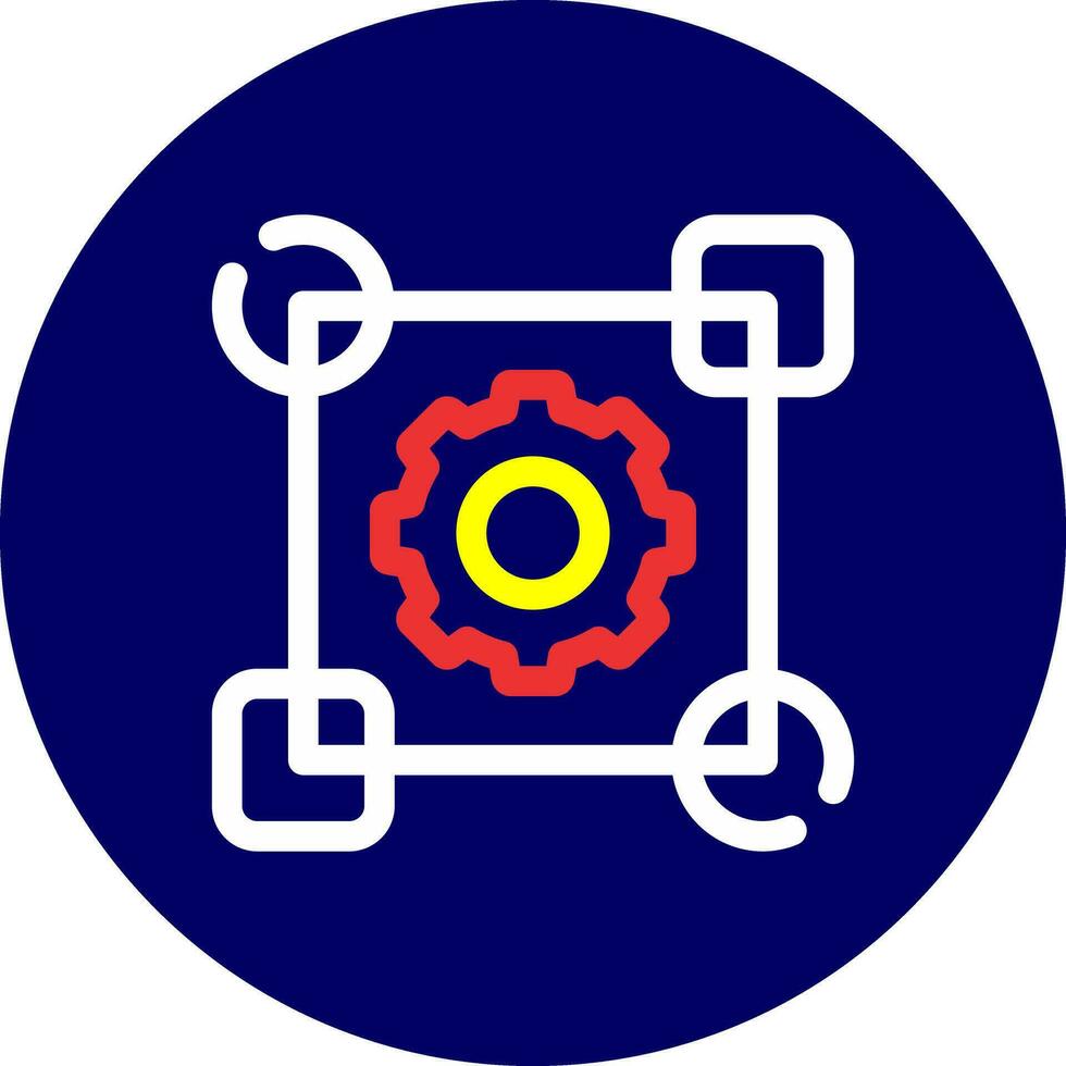Pattern System Creative Icon Design vector