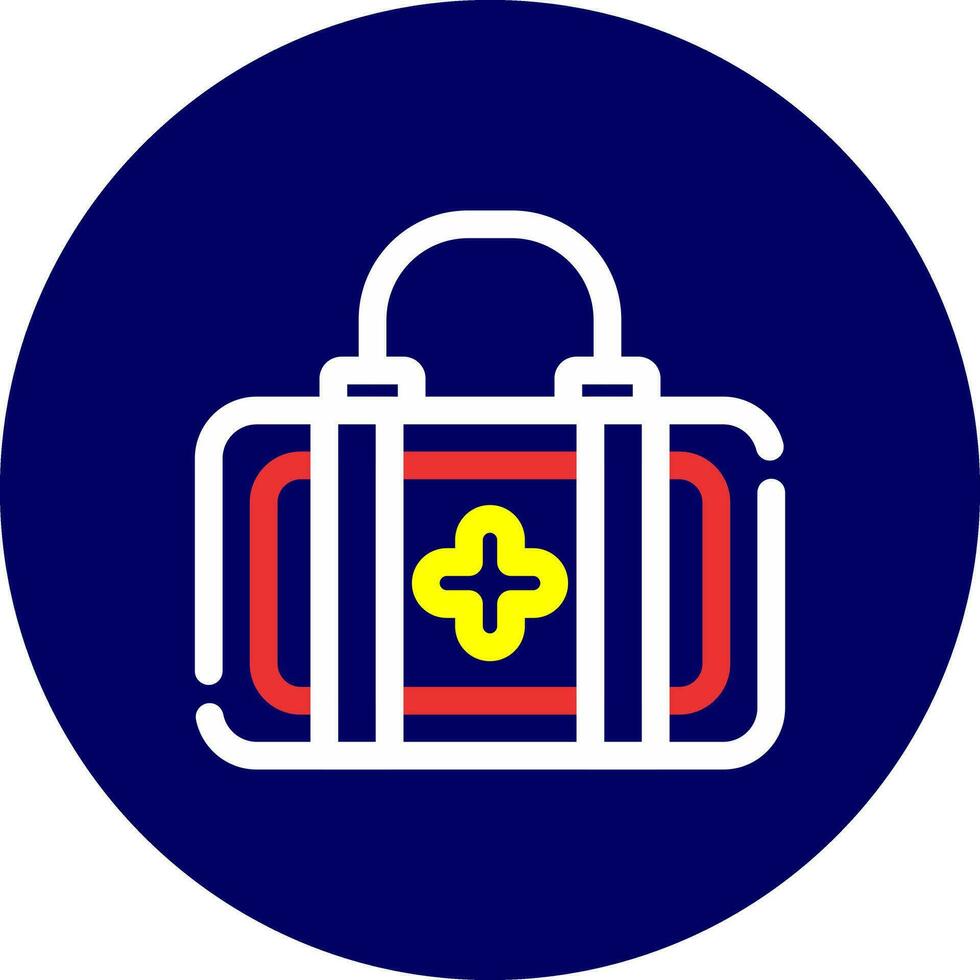 First Aid Kit Creative Icon Design vector