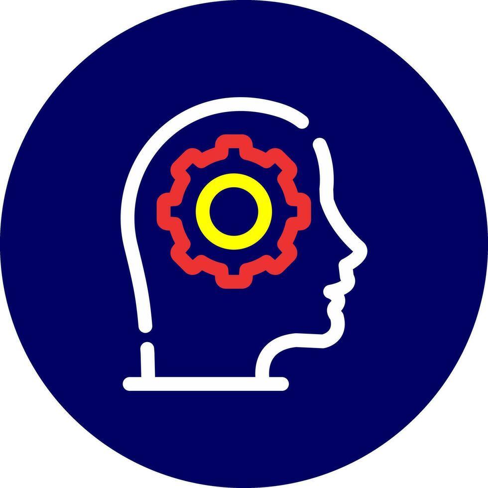 Machine Learning Creative Icon Design vector