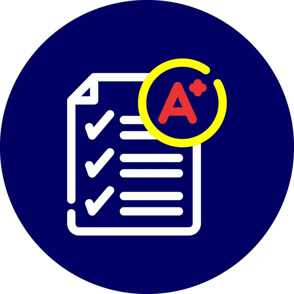 Grade Creative Icon Design vector