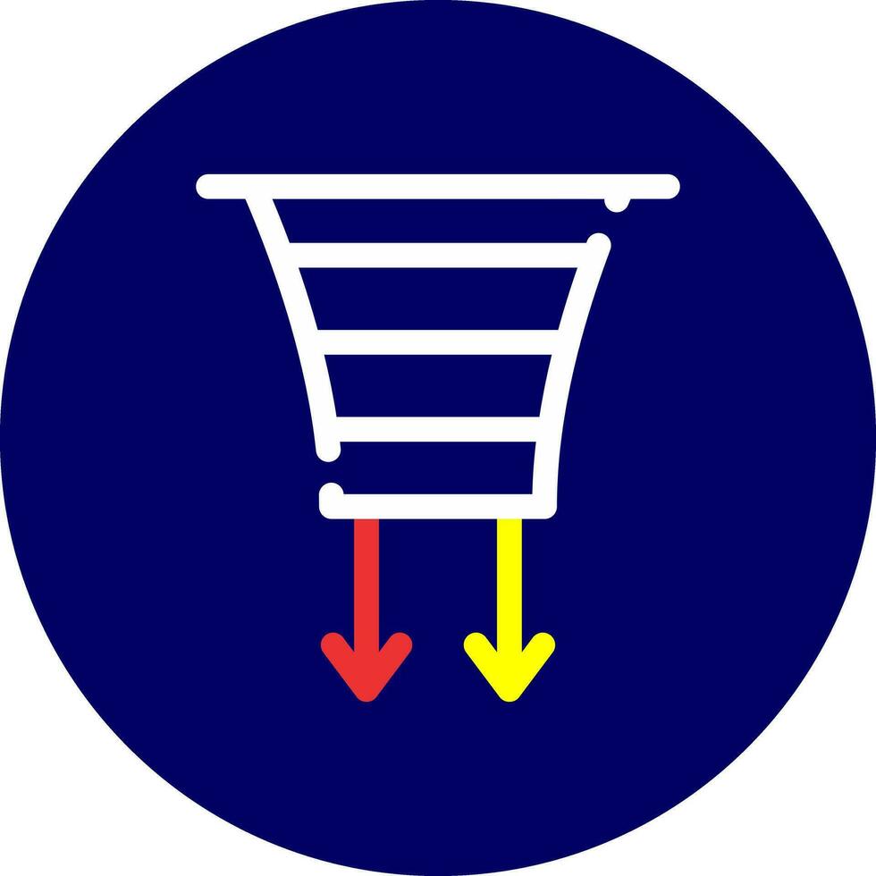 Funnel Creative Icon Design vector