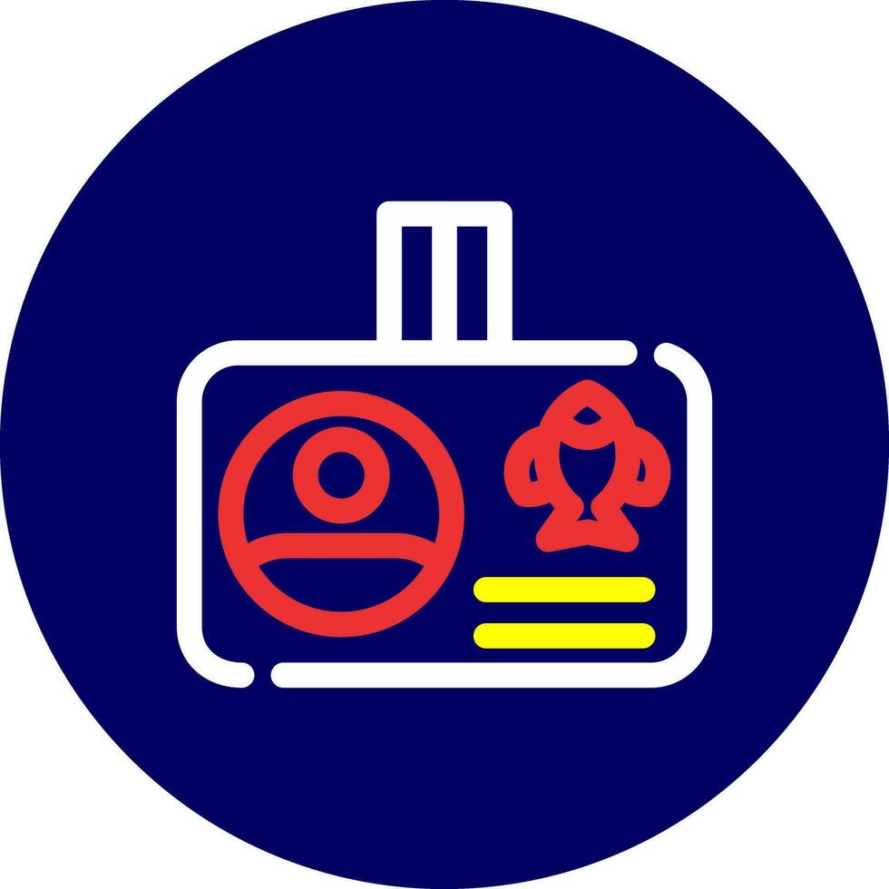 Fishing License Creative Icon Design vector