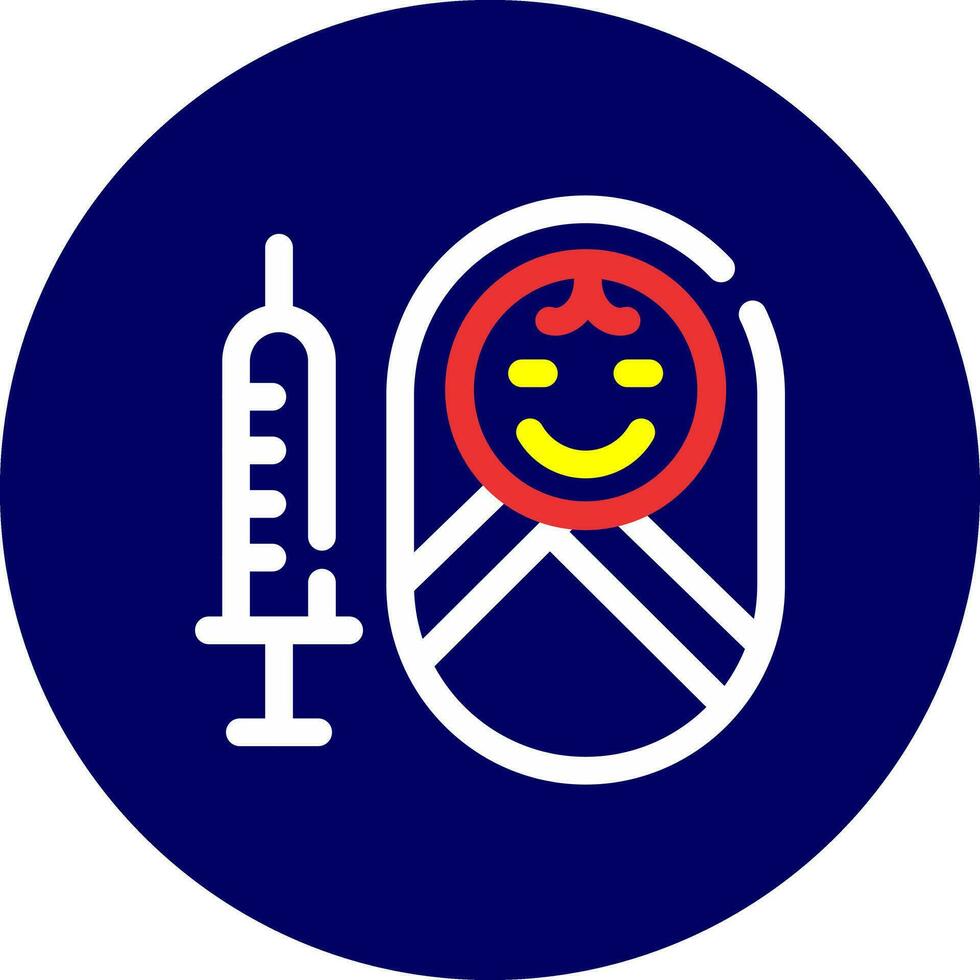 Vaccination Creative Icon Design vector