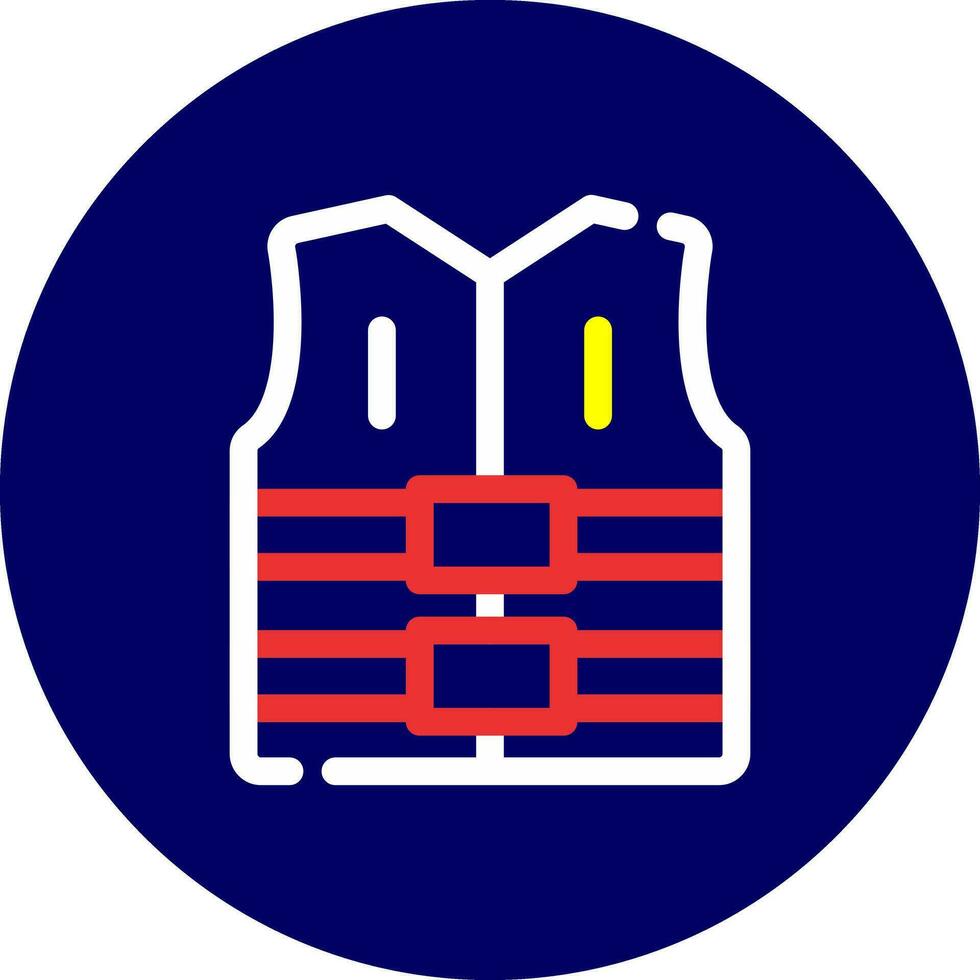 Life Jacket Creative Icon Design vector