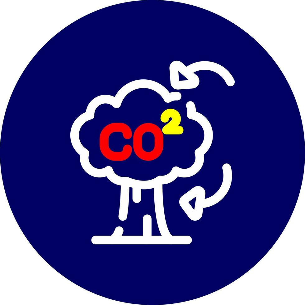 CO2 Creative Icon Design vector
