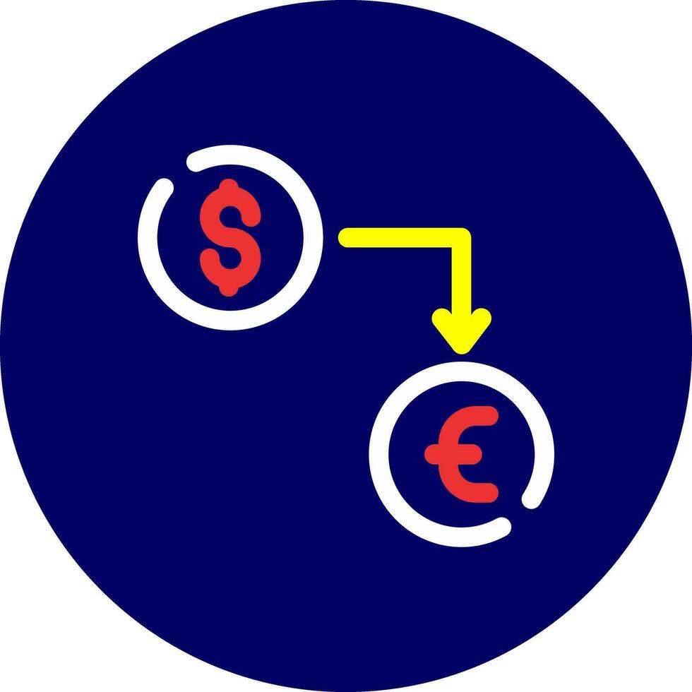 Currency Exchange Creative Icon Design vector