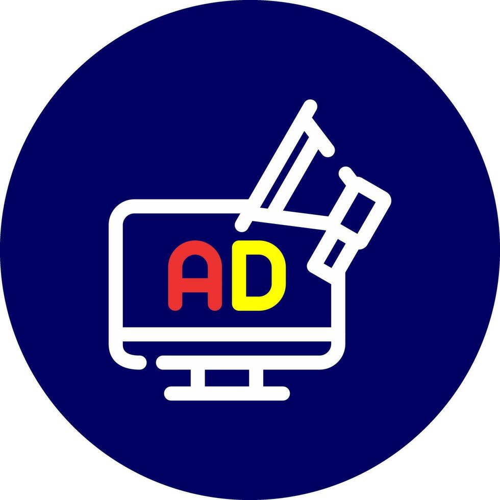 Digital Marketing Creative Icon Design vector