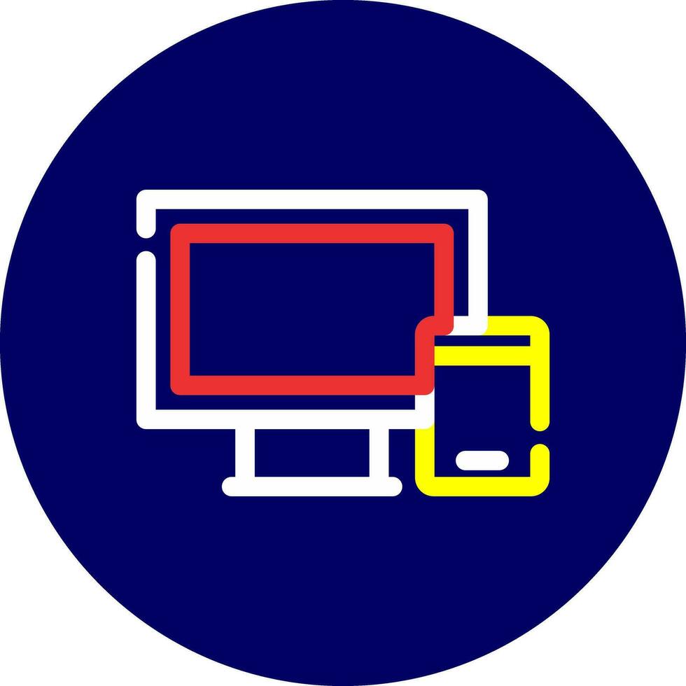 Responsive Web Design Creative Icon Design vector