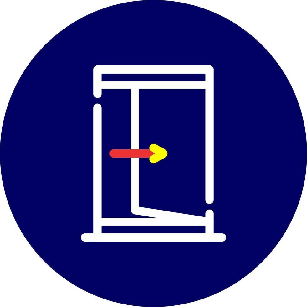 Exit Creative Icon Design vector