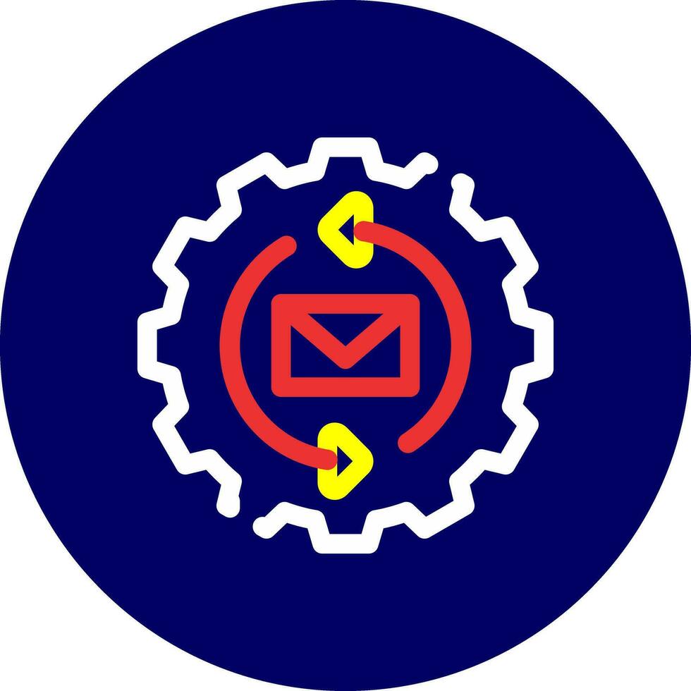 Marketing Automation Creative Icon Design vector