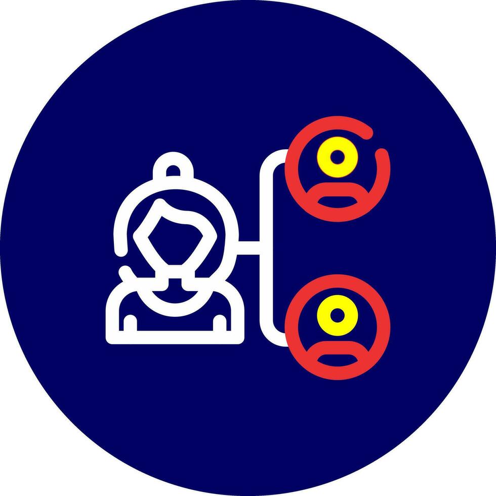 Manager Creative Icon Design vector