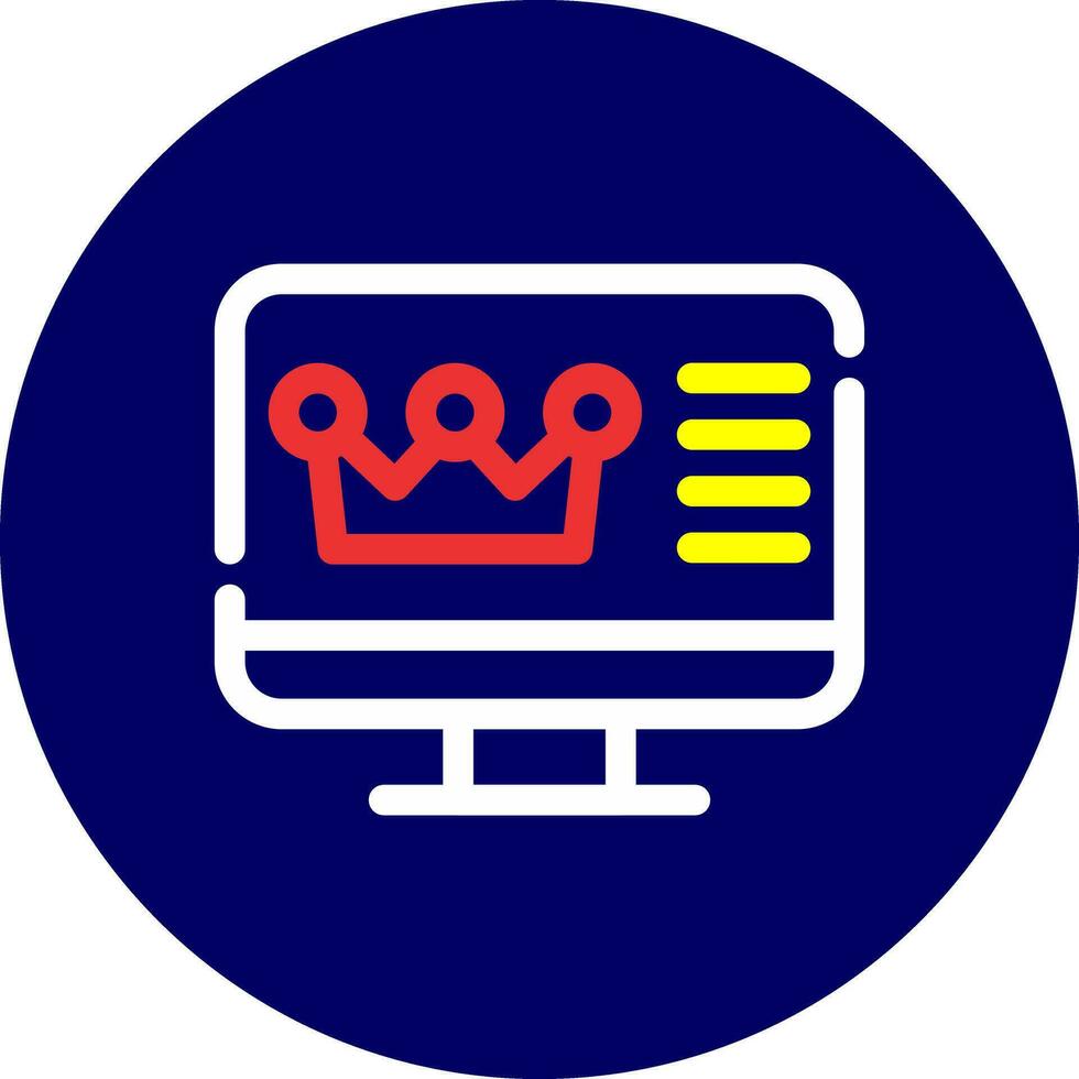 Premium Content Creative Icon Design vector