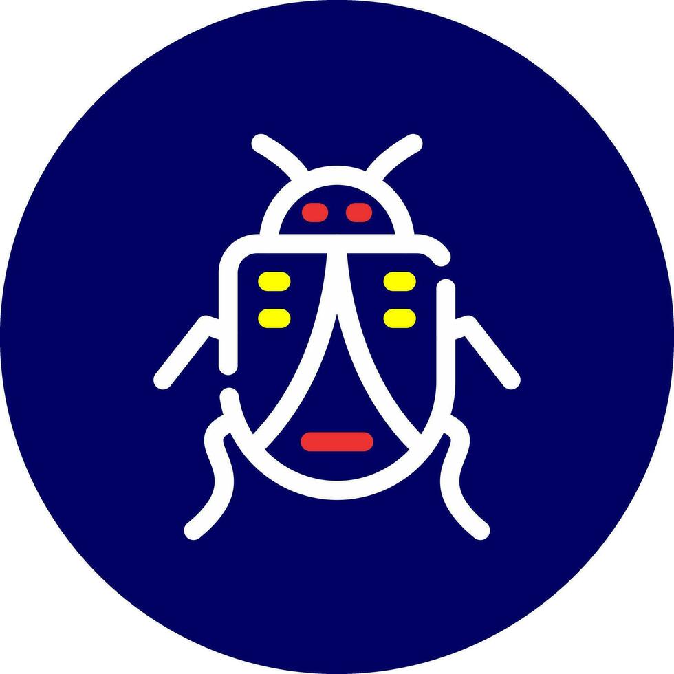 Bug Creative Icon Design vector